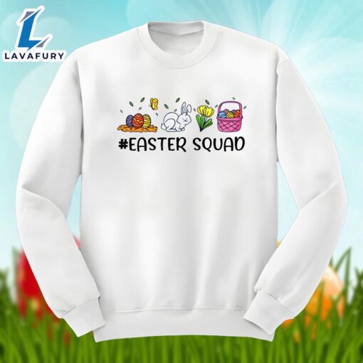 Bunny Eggs Easter Squad Unisex Shirt