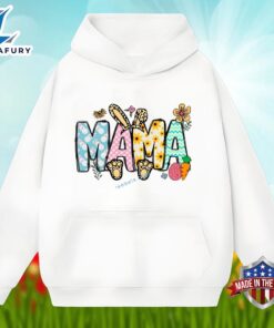 Bunny Mama Flowers Easter Day Shirt Family