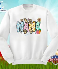 Bunny Mama Flowers Easter Day Shirt Family