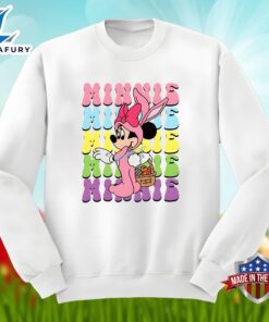 Bunny Minnie Mouse With Easter Eggs Shirt Idea