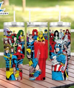 Captain America Printed Insulated Tumbler