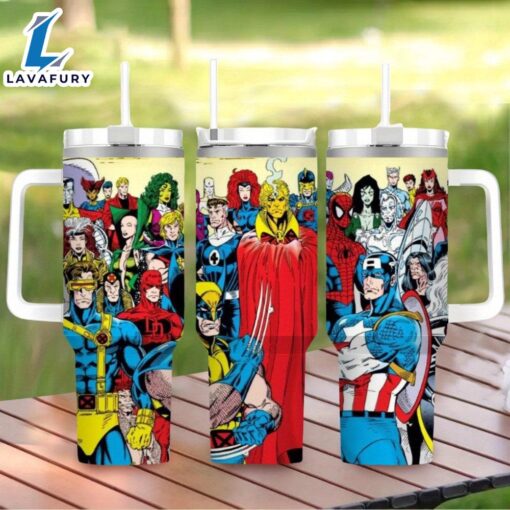 Captain America Printed Insulated Tumbler