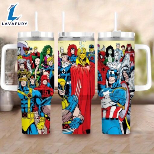 Captain America Printed Insulated Tumbler