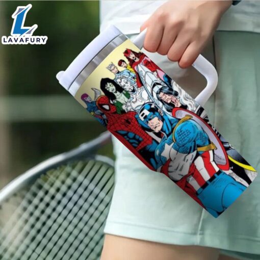 Captain America Printed Insulated Tumbler