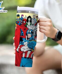 Captain America Printed Insulated Tumbler