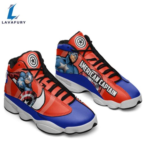 Captain American J13 Sneakers Super Heroes Custom Shoes