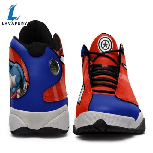 Captain American J13 Sneakers Super Heroes Custom Shoes