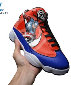 Captain American J13 Sneakers Super Heroes Custom Shoes