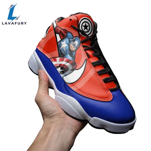 Captain American J13 Sneakers Super Heroes Custom Shoes