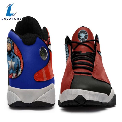 Captain vs Winter Soldier J13 Sneakers Super Heroes Custom Shoes