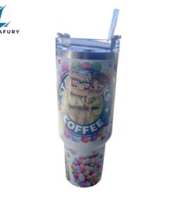 Carl And Ellie Magic Park Up Balloon House 40 oz Travel Tumbler