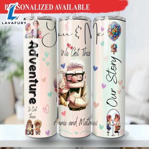 Carl And Ellie Valentine’s Day Tumbler Valentine Tumbler