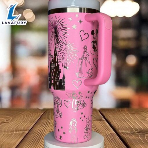 Cartoon Character Laser Engraved Tumbler