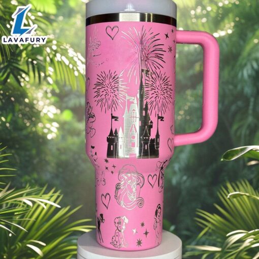 Cartoon Character Laser Engraved Tumbler