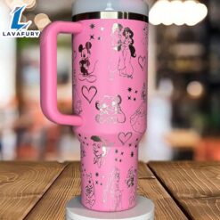 Cartoon Character Laser Engraved Tumbler