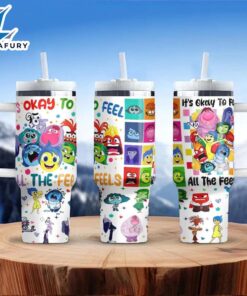 Cartoon Printed Travel Tumbler With…