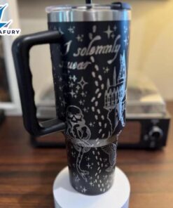 Castle And Stars Engraved 40oz Tumbler