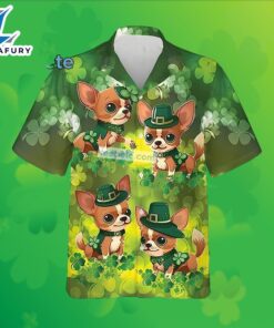 Chihuahua Shamrock St Patricks Green…