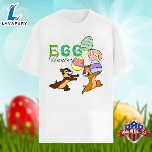 Chip And Dale Hug Egg Easter Day Funny Shirt