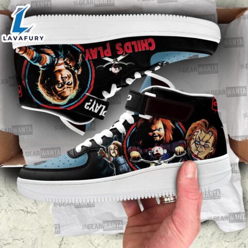 Chucky Shoes Custom Child’s Play High Top Air Force Shoes Sneakers