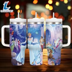 Cinderella 40oz Insulated Tumbler With…