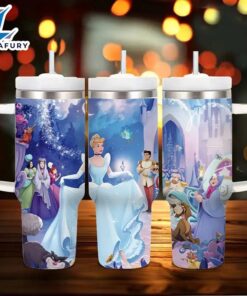 Cinderella 40oz Insulated Tumbler With…