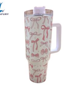 Coquette Bows 40 oz Travel Tumbler