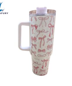 Coquette Bows 40 oz Travel Tumbler