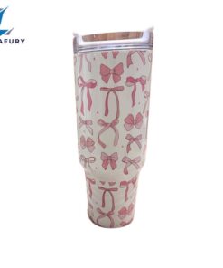 Coquette Bows 40 oz Travel Tumbler