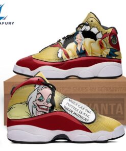 Cruella de Vil J13 Sneakers Custom Comic Style Shoes