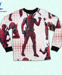 Custom Disney Deadpool and Wolverine Deadpool Colorful Pajamas - Family Disneyland Matching Pajamas Set