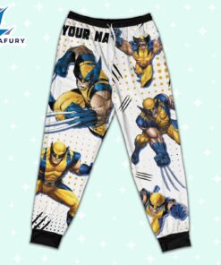 Custom Disney Deadpool and Wolverine Wolverine Colorful Pajamas - Family Disneyland Matching Pajamas Set