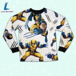 Custom Disney Deadpool and Wolverine Wolverine Colorful Pajamas - Family Disneyland Matching Pajamas Set