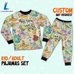 Custom Disney Famous Characters Colorful…