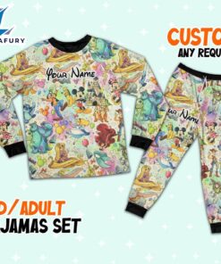 Custom Disney Famous Characters Colorful…