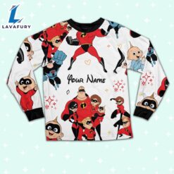 Custom Disney Father Day Mr Incredible the Incredibles Colorful Pajamas Set - Movie Cartoon Holiday Pajamas