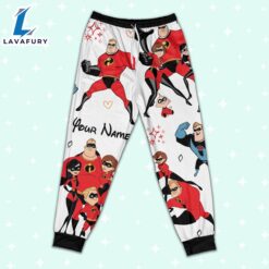 Custom Disney Father Day Mr Incredible the Incredibles Colorful Pajamas Set - Movie Cartoon Holiday Pajamas