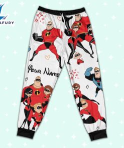 Custom Disney Father Day Mr Incredible the Incredibles Colorful Pajamas Set - Movie Cartoon Holiday Pajamas