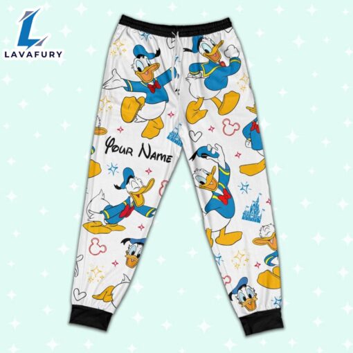 Custom Disney Friends Donald Colorful Pajamas Set – Family Disneyland Matching Pajamas Set