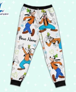 Custom Disney Friends Goofy Colorful Pajamas Set - Family Disneyland Matching Pajamas Set