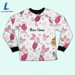 Custom Disney Friends Piglet Colorful Pajamas Set - Movie Cartoon Holiday Pajamas