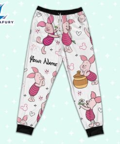 Custom Disney Friends Piglet Colorful Pajamas Set - Movie Cartoon Holiday Pajamas