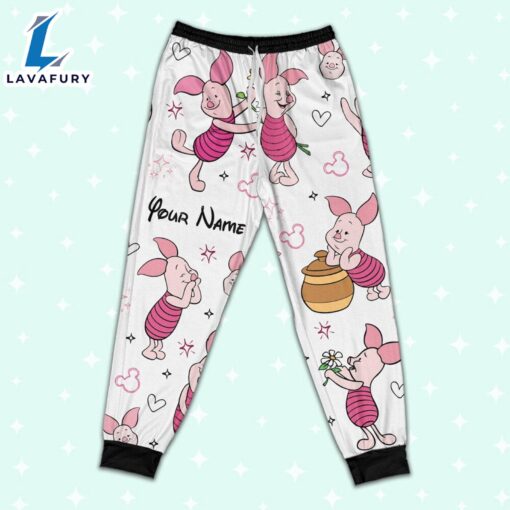 Custom Disney Friends Piglet Colorful Pajamas Set – Movie Cartoon Holiday Pajamas