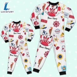 Custom Disney Goofy Cruise Trip Colorful Pajamas Set - Movie Cartoon Holiday Pajamas