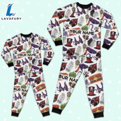 Custom Disney Halloween Villain Simple Pajamas Set - Movie Cartoon Holiday Pajamas