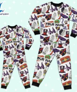 Custom Disney Halloween Villain Simple Pajamas Set - Movie Cartoon Holiday Pajamas