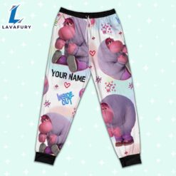 Custom Disney Inside Out Embarrassment Pink Color Pajamas Set - Movie Cartoon Holiday Pajamas