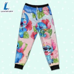 Custom Disney Lilo and Stitch Hot Colorful Pajamas Set - Movie Cartoon Holiday Pajamas