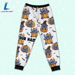 Custom Disney Lilo and Stitch Pumpkin Simple Pajamas - Movie Cartoon Holiday Pajamas