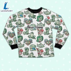 Custom Disney Magic Characters Green Team Pajamas - Movie Cartoon Holiday Pajamas